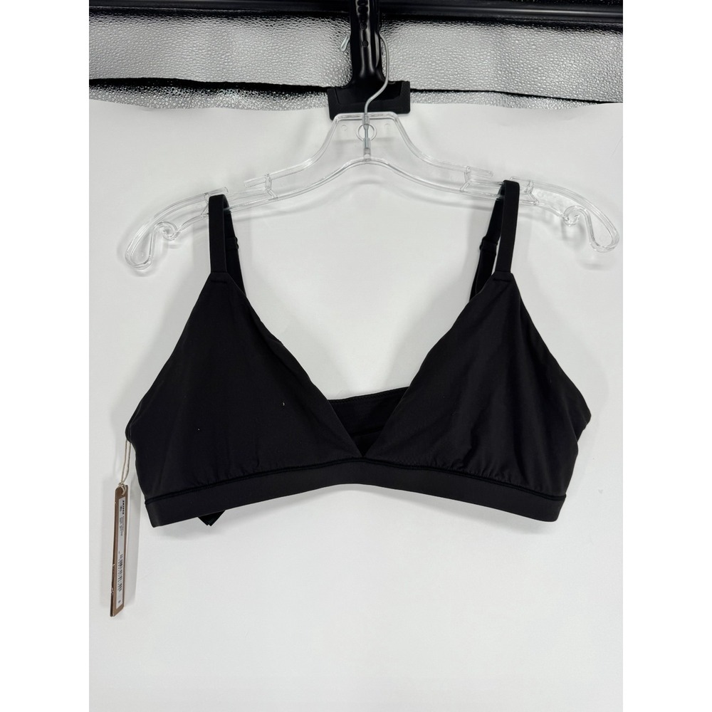SKIMS Black Wireless Triangle Bralette